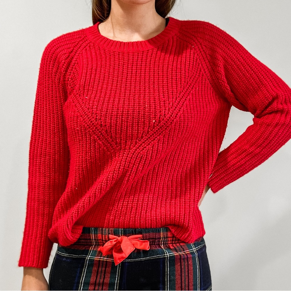 Red Knit Sweater